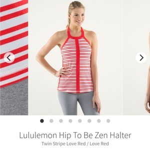 Lululemon Hip to Be Zen Halter Shirt